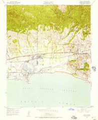 Goleta California Historical topographic map, 1:24000 scale, 7.5 X 7.5 Minute, Year 1950
