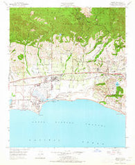 Goleta California Historical topographic map, 1:24000 scale, 7.5 X 7.5 Minute, Year 1950