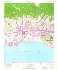 Goleta California Historical topographic map, 1:24000 scale, 7.5 X 7.5 Minute, Year 1950