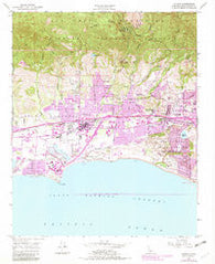 Goleta California Historical topographic map, 1:24000 scale, 7.5 X 7.5 Minute, Year 1950