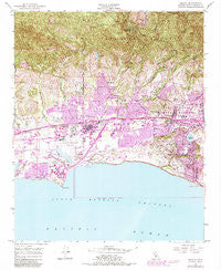 Goleta California Historical topographic map, 1:24000 scale, 7.5 X 7.5 Minute, Year 1950