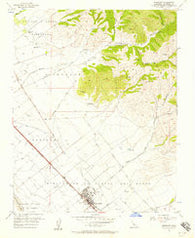 Gonzales California Historical topographic map, 1:24000 scale, 7.5 X 7.5 Minute, Year 1955