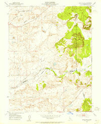 Goose Creek California Historical topographic map, 1:24000 scale, 7.5 X 7.5 Minute, Year 1953