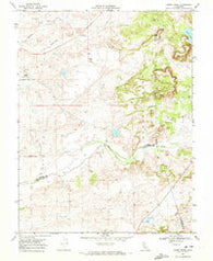 Goose Creek California Historical topographic map, 1:24000 scale, 7.5 X 7.5 Minute, Year 1968