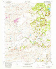 Goose Creek California Historical topographic map, 1:24000 scale, 7.5 X 7.5 Minute, Year 1968