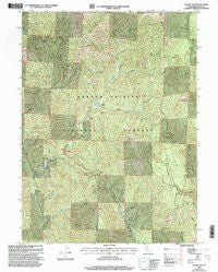 Goose Gap California Historical topographic map, 1:24000 scale, 7.5 X 7.5 Minute, Year 1998