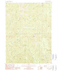 Goose Gap California Historical topographic map, 1:24000 scale, 7.5 X 7.5 Minute, Year 1990