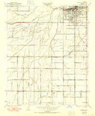 Gosford California Historical topographic map, 1:24000 scale, 7.5 X 7.5 Minute, Year 1950