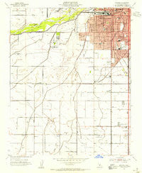Gosford California Historical topographic map, 1:24000 scale, 7.5 X 7.5 Minute, Year 1954