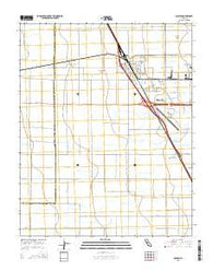 Goshen California Current topographic map, 1:24000 scale, 7.5 X 7.5 Minute, Year 2015
