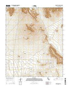Grand View Mine California Current topographic map, 1:24000 scale, 7.5 X 7.5 Minute, Year 2015