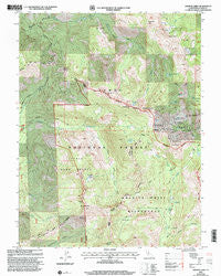 Granite Chief California Historical topographic map, 1:24000 scale, 7.5 X 7.5 Minute, Year 2000