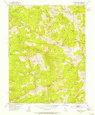 Granite Chief California Historical topographic map, 1:24000 scale, 7.5 X 7.5 Minute, Year 1953