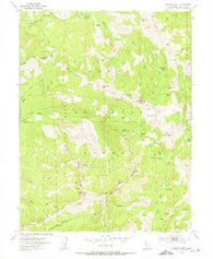 Granite Chief California Historical topographic map, 1:24000 scale, 7.5 X 7.5 Minute, Year 1953