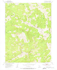 Granite Chief California Historical topographic map, 1:24000 scale, 7.5 X 7.5 Minute, Year 1953