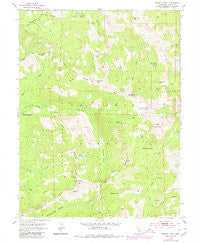 Granite Chief California Historical topographic map, 1:24000 scale, 7.5 X 7.5 Minute, Year 1953