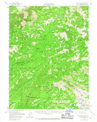 Granite Chief California Historical topographic map, 1:62500 scale, 15 X 15 Minute, Year 1953