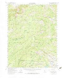 Granite Chief California Historical topographic map, 1:62500 scale, 15 X 15 Minute, Year 1953