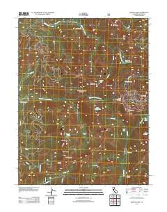 Granite Chief California Historical topographic map, 1:24000 scale, 7.5 X 7.5 Minute, Year 2012