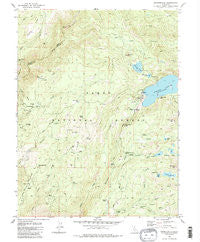 Graniteville California Historical topographic map, 1:24000 scale, 7.5 X 7.5 Minute, Year 1982