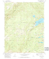 Graniteville California Historical topographic map, 1:24000 scale, 7.5 X 7.5 Minute, Year 1982