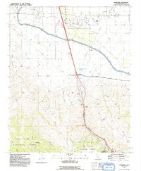 Grapevine California Historical topographic map, 1:24000 scale, 7.5 X 7.5 Minute, Year 1991