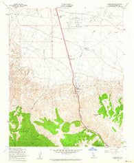 Grapevine California Historical topographic map, 1:24000 scale, 7.5 X 7.5 Minute, Year 1958