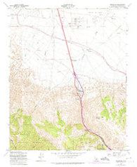 Grapevine California Historical topographic map, 1:24000 scale, 7.5 X 7.5 Minute, Year 1958