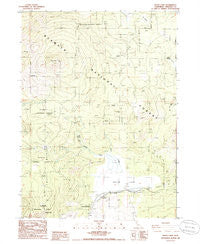 Grass Lake California Historical topographic map, 1:24000 scale, 7.5 X 7.5 Minute, Year 1986