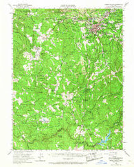 Grass Valley California Historical topographic map, 1:62500 scale, 15 X 15 Minute, Year 1949