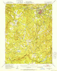 Grass Valley California Historical topographic map, 1:62500 scale, 15 X 15 Minute, Year 1949