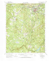 Grass Valley California Historical topographic map, 1:62500 scale, 15 X 15 Minute, Year 1949