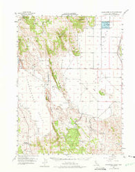 Grasshopper Valley California Historical topographic map, 1:62500 scale, 15 X 15 Minute, Year 1954