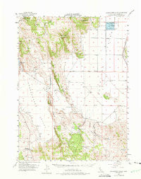 Grasshopper Valley California Historical topographic map, 1:62500 scale, 15 X 15 Minute, Year 1954