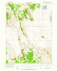 Grasshopper Valley California Historical topographic map, 1:62500 scale, 15 X 15 Minute, Year 1954