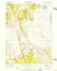 Grasshopper Valley California Historical topographic map, 1:62500 scale, 15 X 15 Minute, Year 1954