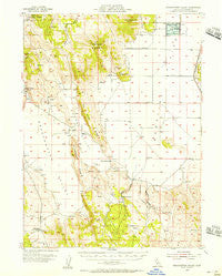 Grasshopper Valley California Historical topographic map, 1:62500 scale, 15 X 15 Minute, Year 1954