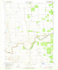 Gravelly Ford California Historical topographic map, 1:24000 scale, 7.5 X 7.5 Minute, Year 1963