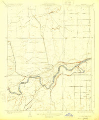 Gravelly Ford California Historical topographic map, 1:31680 scale, 7.5 X 7.5 Minute, Year 1924
