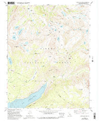 Graveyard Peak California Historical topographic map, 1:24000 scale, 7.5 X 7.5 Minute, Year 1982