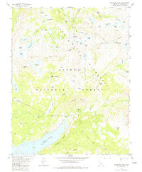 Graveyard Peak California Historical topographic map, 1:24000 scale, 7.5 X 7.5 Minute, Year 1982