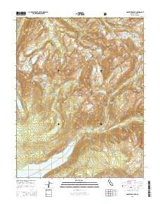 Graveyard Peak California Current topographic map, 1:24000 scale, 7.5 X 7.5 Minute, Year 2015