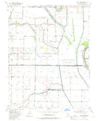 Grays Bend California Historical topographic map, 1:24000 scale, 7.5 X 7.5 Minute, Year 1953