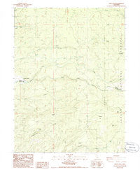 Grays Peak California Historical topographic map, 1:24000 scale, 7.5 X 7.5 Minute, Year 1985