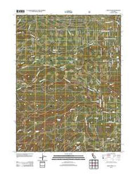 Grays Peak California Historical topographic map, 1:24000 scale, 7.5 X 7.5 Minute, Year 2012