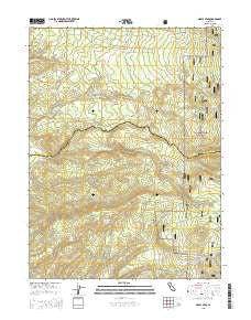 Grays Peak California Current topographic map, 1:24000 scale, 7.5 X 7.5 Minute, Year 2015