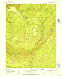 Greek Store California Historical topographic map, 1:24000 scale, 7.5 X 7.5 Minute, Year 1952