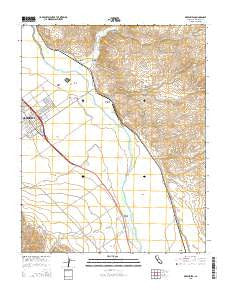 Greenfield California Current topographic map, 1:24000 scale, 7.5 X 7.5 Minute, Year 2015