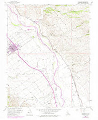 Greenfield California Historical topographic map, 1:24000 scale, 7.5 X 7.5 Minute, Year 1956