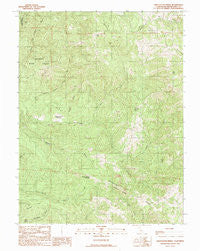 Greenough Ridge California Historical topographic map, 1:24000 scale, 7.5 X 7.5 Minute, Year 1991